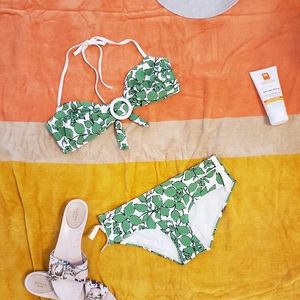 Gap Body Retro Lemon Bikini in L top S bottoms
